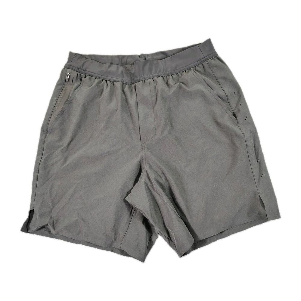 Ten Thousand The Interval Short Mens M Black Lined 7" Stretch Athleisure Gym EUC